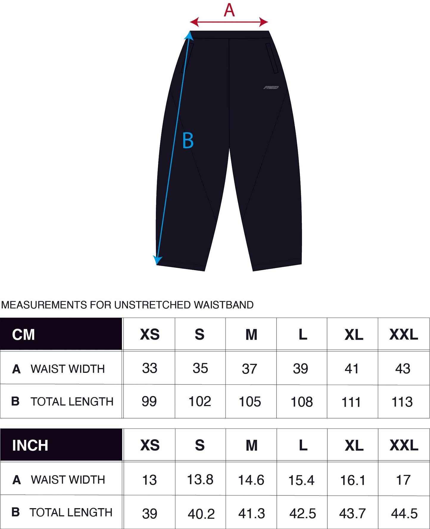 SWEATS® BLACK/GREY - OPEN LEG JOGGER