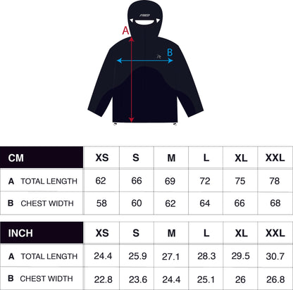 SWEATS® BALACLAVA RAIN JACKET