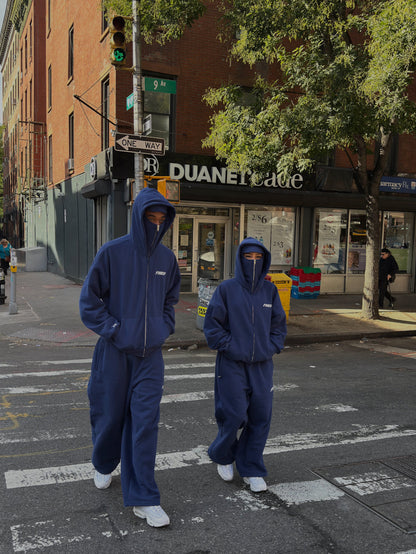 SWEATS® DARK BLUE - OPEN LEG JOGGER