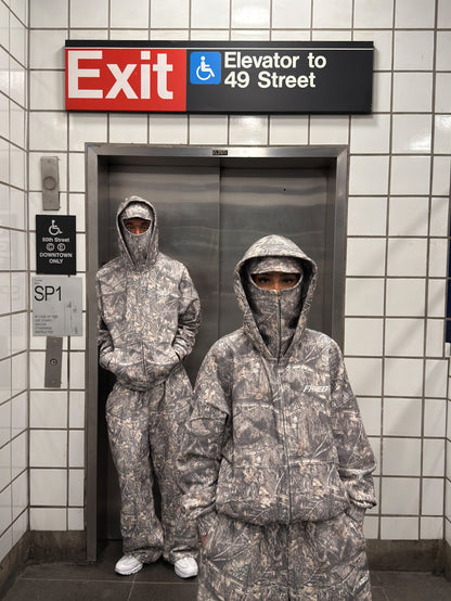 SWEATS® CAMO - BALACLAVA ZIP HOODIE