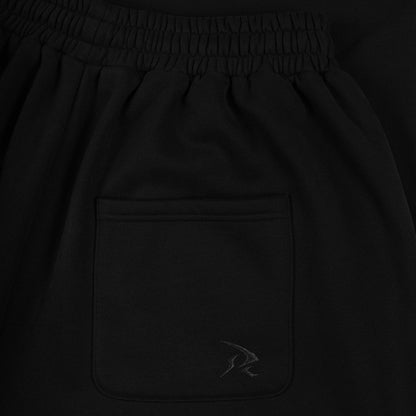 SWEATS® ALL BLACK - OPEN LEG JOGGER